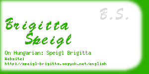 brigitta speigl business card